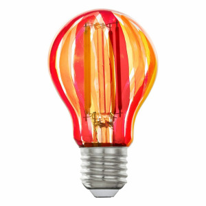 LM-E27-LED A60 6,5W erven/oranov 110166 - Eglo