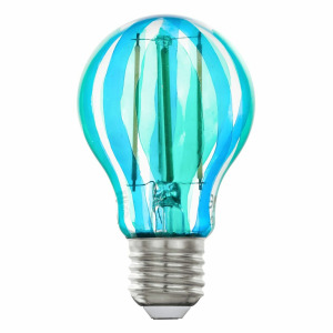 LM-E27-LED A60 6,5W modr/zelen 110167 - Eglo