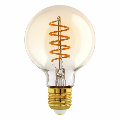 LM-E27-LED G80 8W jantarov 2700K 110368 - Eglo