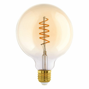 LM-E27-LED G125 8W jantarov 2700K 110371 - Eglo