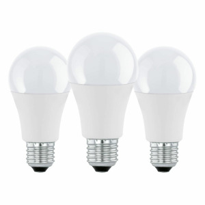 LM-E27-LED A60 8W 4000K bílá 3ks 113121 - Eglo