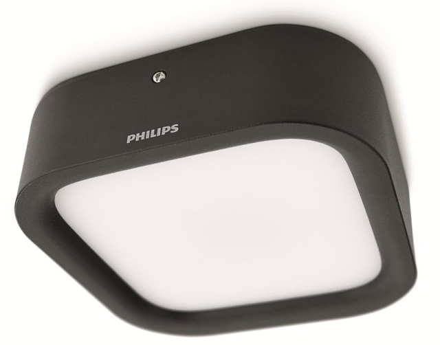 Philips Puddle 17269/30/16 LED 3W 270lm 2700K IP44, černá